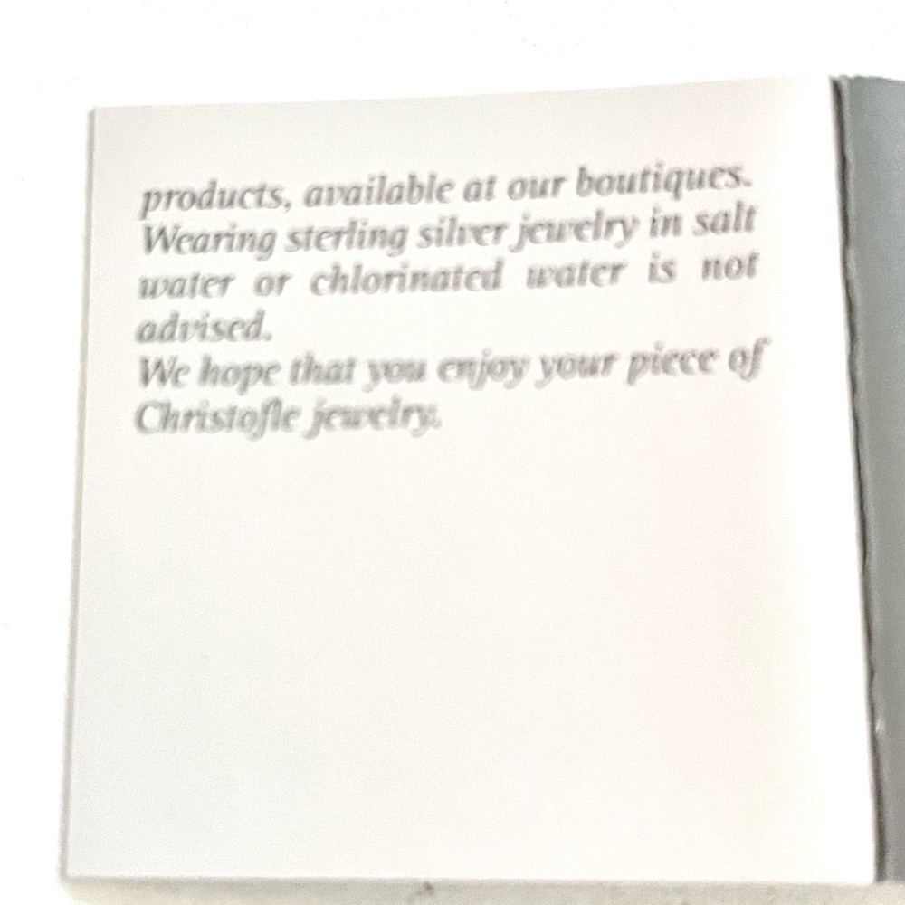 Christofle (925) Circle Pendant W/ Silk Cord! - image 6